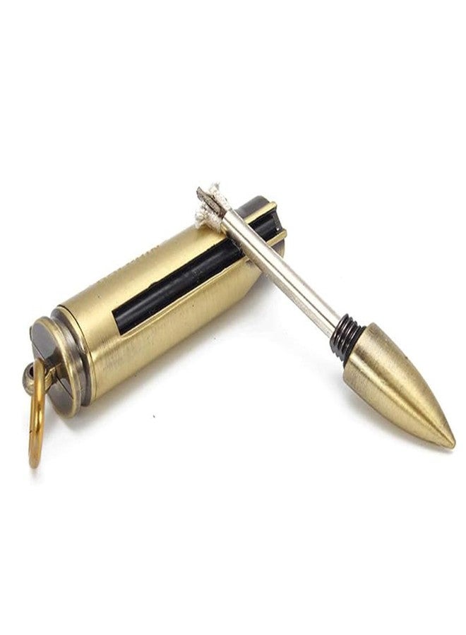 BOLLAER Matchstick Fire Starter, Fire Starter Flint Match Lighter Keychain Outdoor Camping Emergency Survival Gear, Best Gift for Outdoor Sports Enthusiasts - Image 1
