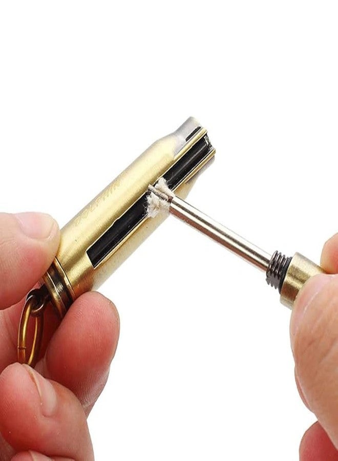 BOLLAER Matchstick Fire Starter, Fire Starter Flint Match Lighter Keychain Outdoor Camping Emergency Survival Gear, Best Gift for Outdoor Sports Enthusiasts - Image 4
