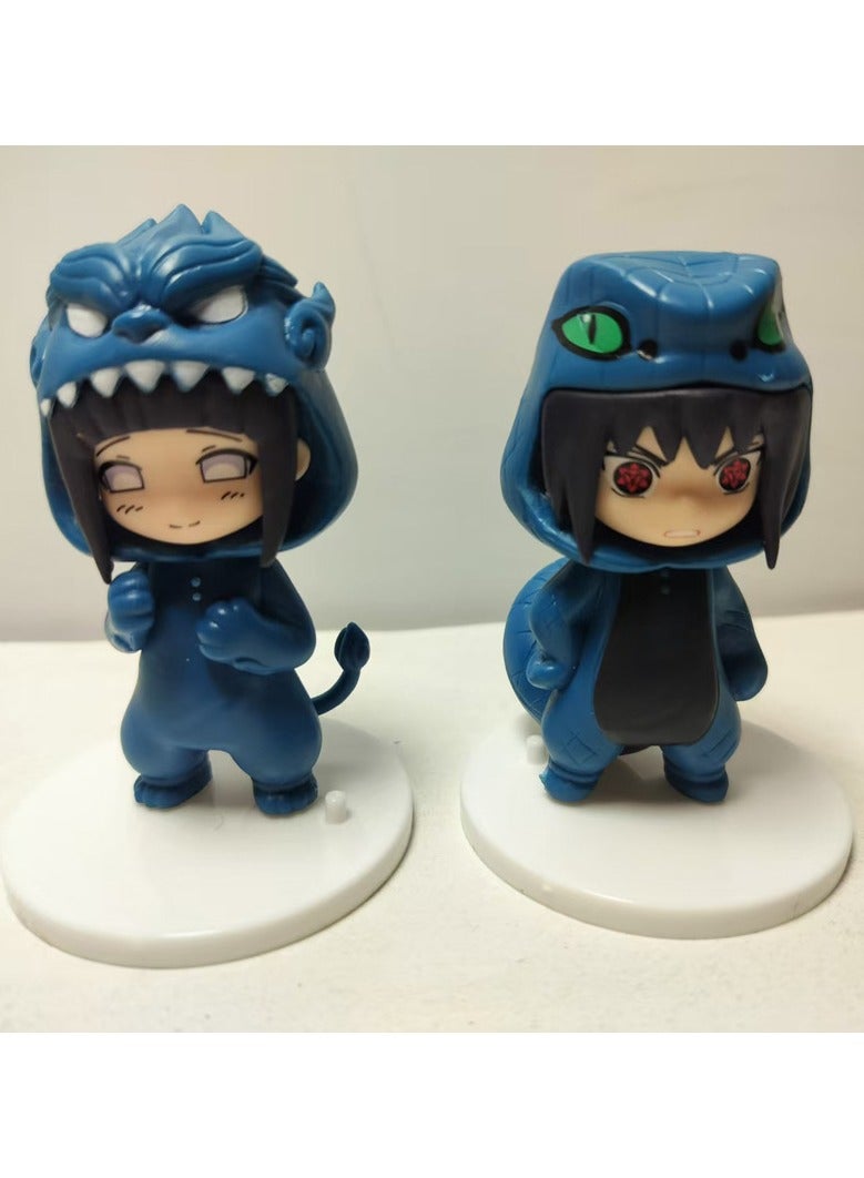 عام مجموعة من 8 قطع تتكون من مجسمات ناروتو ذات القدرات النفسية. تتضمن هذه المجموعة دمى من ناروتو في أزياء حيوانات الذيل، وهي يمكن استخدامها كشكلات للزخارف أو زخارف للسيارات أو زخارف للكعكات أو إكسسوارات تزيين. - Image 3