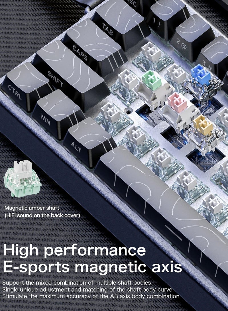 Attack Shark X68MAX Rapid Trigger Aluminum Keyboard Magnetic Switch 60% Wired 8KHz Magnetic Keyboard With 0.005mm RT Accuracy, Support RT/Snap Tap/DKS/MT/TGL  - Image 2