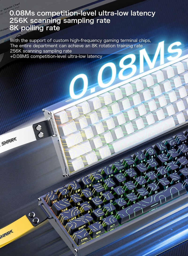 Attack Shark X68MAX Rapid Trigger Aluminum Keyboard Magnetic Switch 60% Wired 8KHz Magnetic Keyboard With 0.005mm RT Accuracy, Support RT/Snap Tap/DKS/MT/TGL  - Image 3