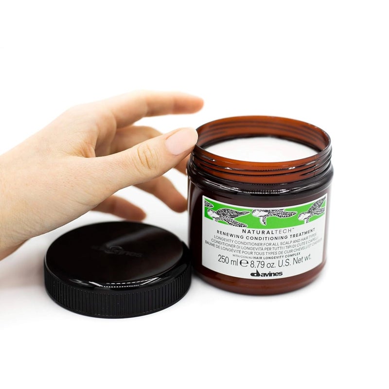 Davines Naturaltech RENEWING Conditioner, Gentle Nourishing And Moisturizing Action To Promote The Wellbeing Of The Scalp, 8.79 fl. oz. - Image 5