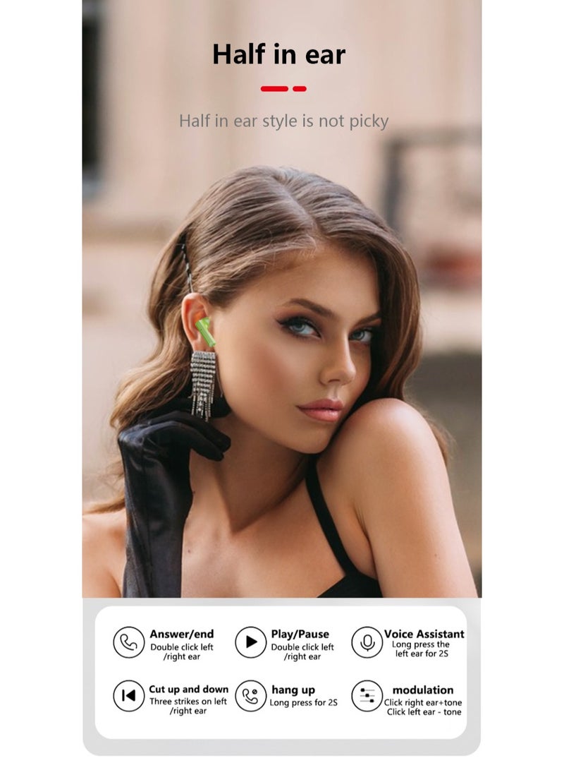 SAB D32 wireless Bluetooth earphones - built-in microphone/automatic pairing - Image 4