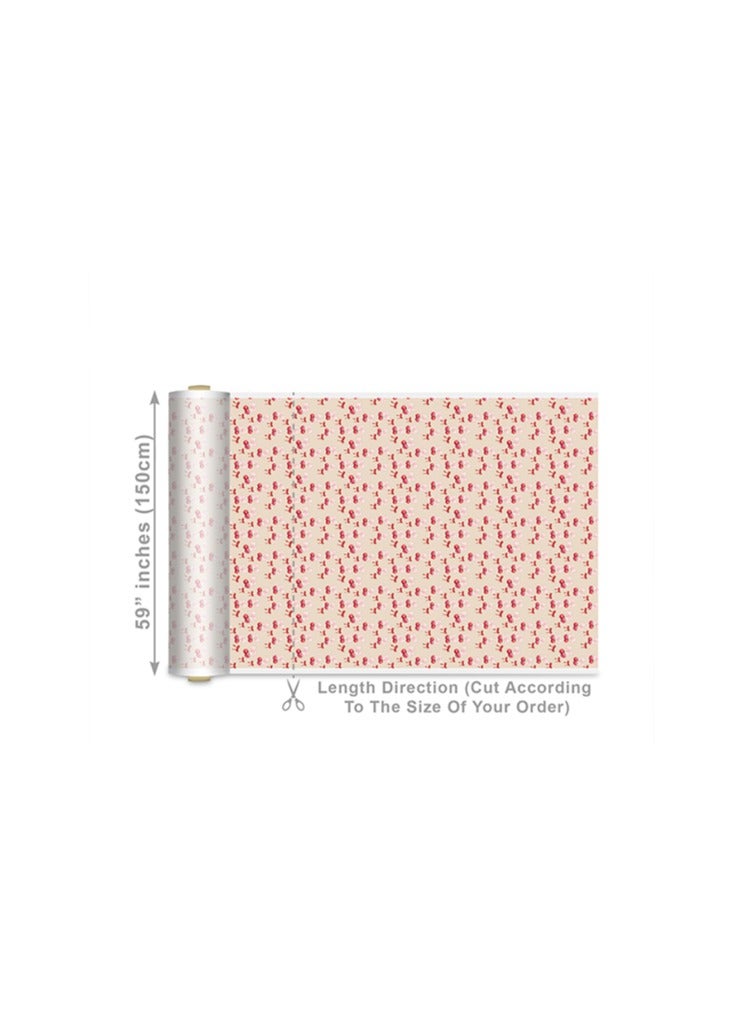 Vellato Al Lail Aramny Silk Fabric By The Yard Red Pink Cherry Bow Pattern Jalabiya Makhweer Dressmaking 58 Inches Width - Image 2