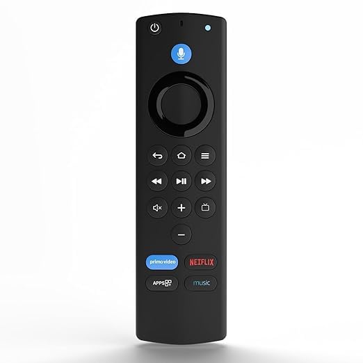 LOUTOC Original Replacement Voice Remote Control for FlRE TV Stick and for AMZ FlRE TV Stick, Black - Image 5