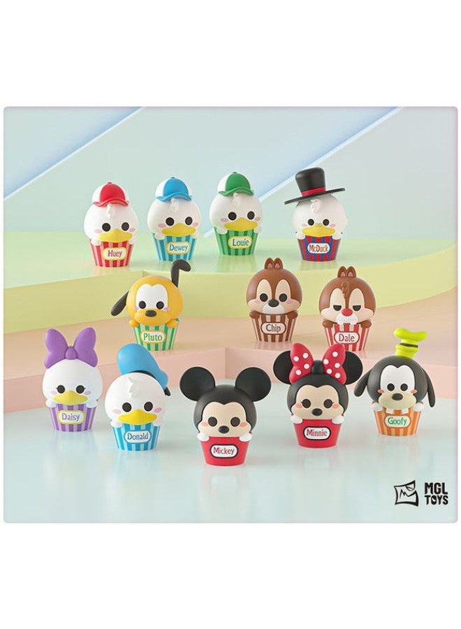 Genuine Sanlio Family Cat Cute Ornaments Blind Bag Hand-made Trendy Toys Animation Peripheral Gifts Wholesale-Color:Disney Mini Bean Mickey Series (one Bag Per Capsule, 12 Bags In The Whole Box) - Image 1