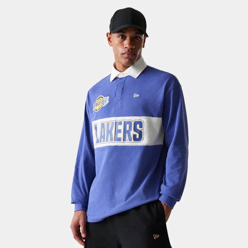 Men's NBA Los Angeles Lakers Rugby Polo Shirt