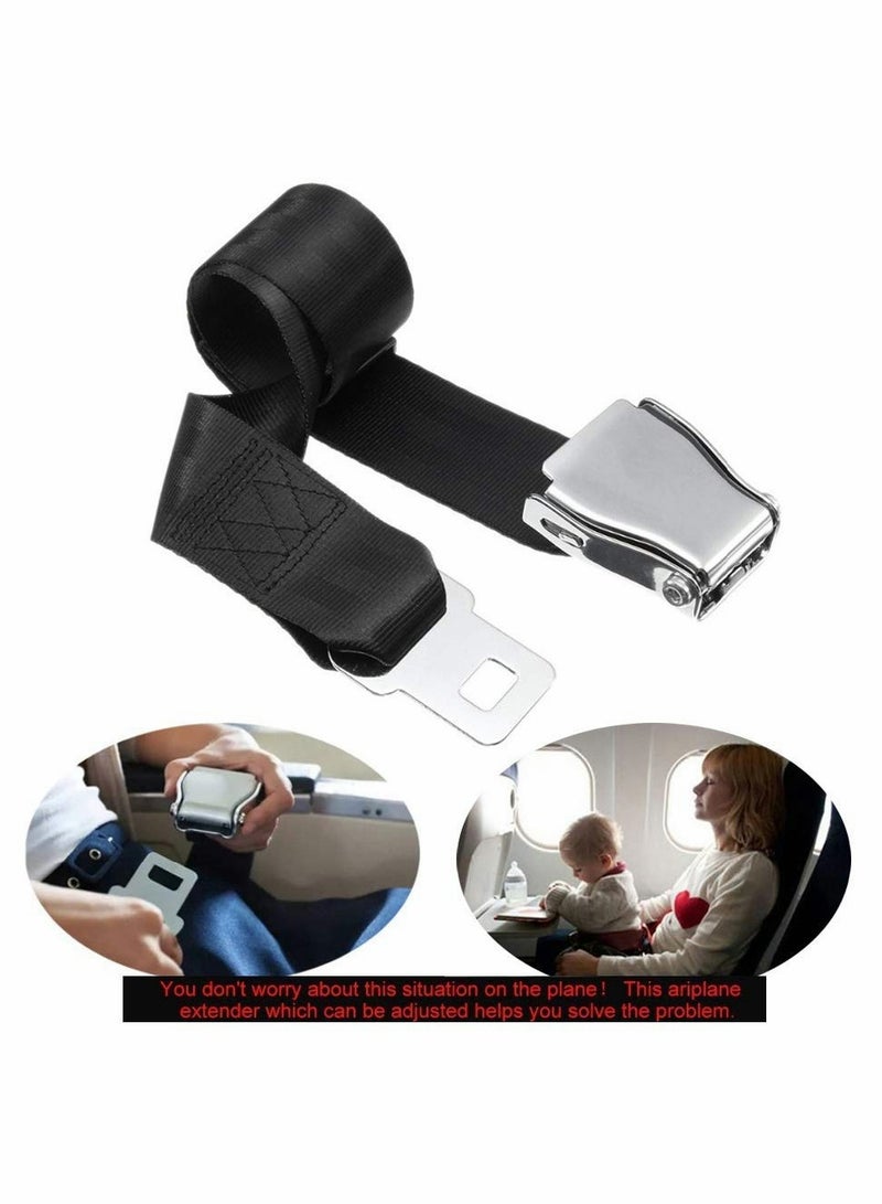 Airplane Seat Belt Extender, Adjustable Airplane Seat Belt for Comfortable Travel (1 Pack) - Image 2