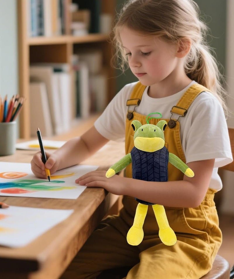 INOCEAN 30CM Italian Brainrot Toys, Brainrot Plush, Tire Frog Figurine, Quirky Gift for Kids, Unique Home Decor for Living Rooms and Bedrooms - Image 5