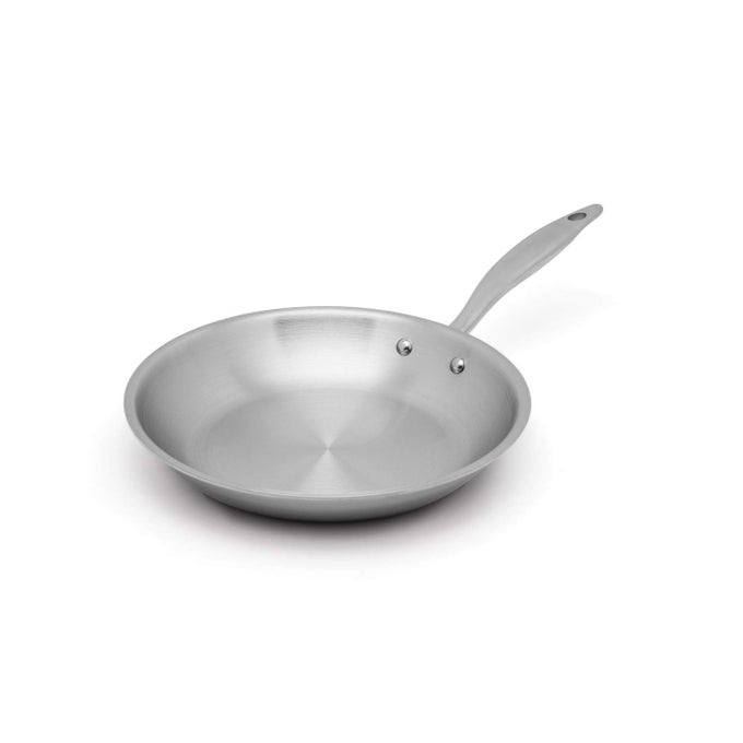 105 INCH FRY PAN MADE IN USA TITANIUM SERIES 316TI SKILLET WITH STAY COOL HANDLE FULLY CLAD STAINLESS STEEL PAN WITH 5PLY CONSTRUCTION INDUCTION READY NON TOXIC