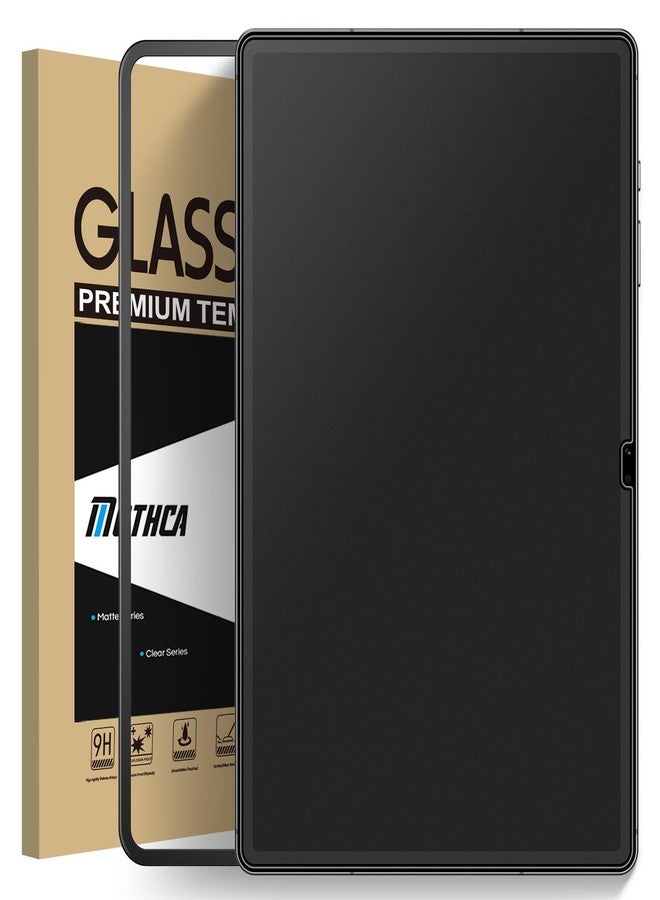 موثكا واقي شاشة زجاجي غير لامع من موثكا لجهاز جالاكسي تاب إس 10 بلس/إس 9 بلس/إس 9 إف إي بلس مقاس 12.4 بوصة، مع إطار سهل التركيب، زجاج مقوى مضاد للوهج وبصمات الأصابع لجهاز تاب إس 10 بلس/إس 9 إف إي بلس/إس 9 بلس، ناعم الملمس. - Image 1