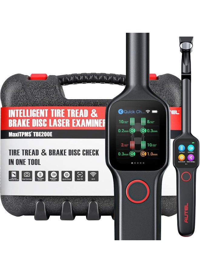 Autel TPMS Tool MaxiTPMS TBE200E, Tire Depth & Disc Wear Laser Examiner - Image 1