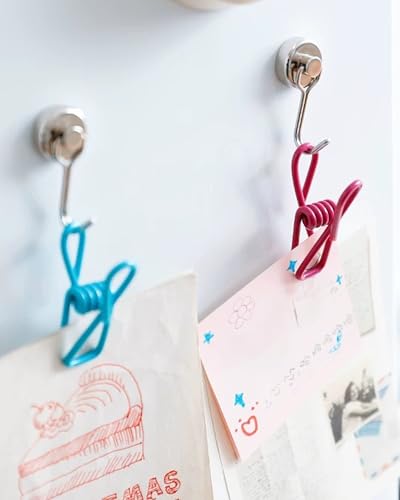 CUARUSUIKA Multipurpose 2 in Chip Bag Clips 10 Pack Metal Clips for Kitchen Food Storage, Laundry Hanging, Bag Chip Bag Sealing - Easy to Use Strong Grip Clips for Home Organizing - Image 5