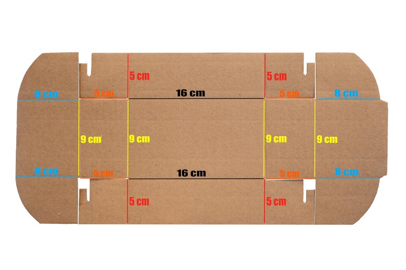 GLUN® 3Ply Corrugated Box, Shipping Box, Packaging Box for Ecommerce websites use (Size 16 * 9 * 5cm) Pack of 5 - Image 3