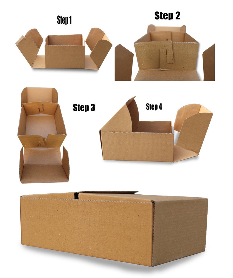 GLUN® 3Ply Corrugated Box, Shipping Box, Packaging Box for Ecommerce websites use (Size 16 * 9 * 5cm) Pack of 5 - Image 2