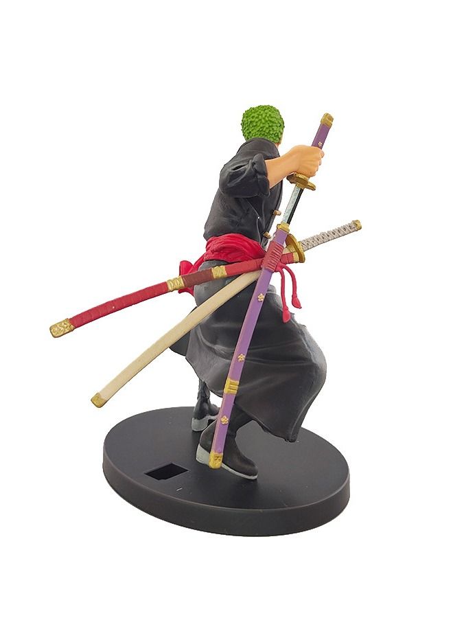 Anime One Piece Roronoa Zoro Figure Collectible Model Statue Figure Toy 16cm - Image 5