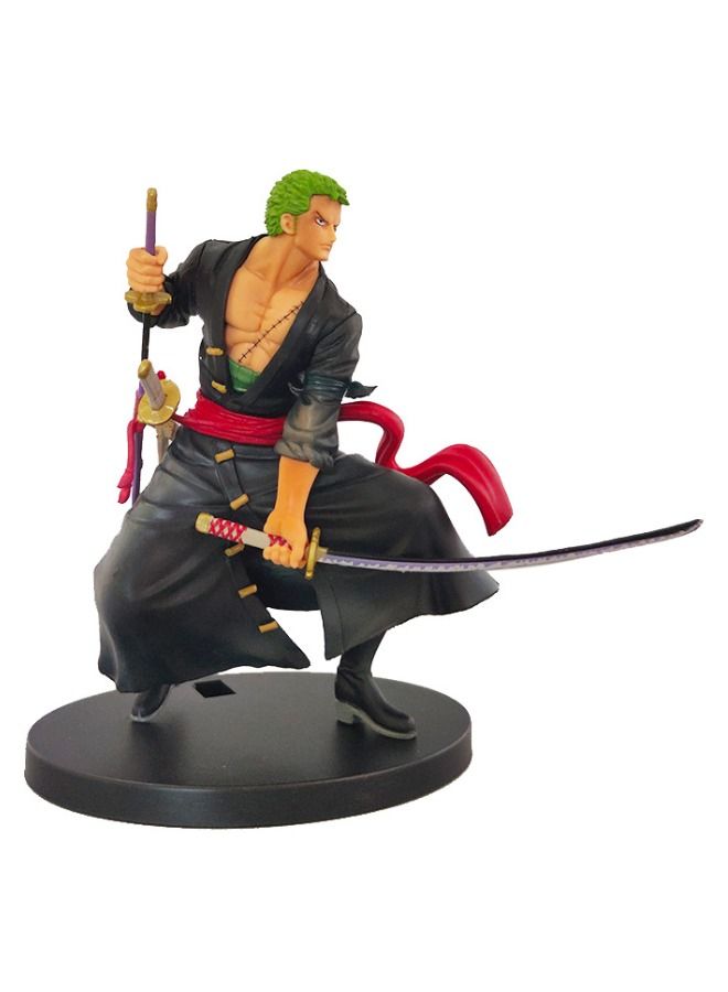Anime One Piece Roronoa Zoro Figure Collectible Model Statue Figure Toy 16cm - Image 3