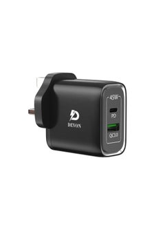 Devon Devon 45W Wall Charger PD + USB Port  - Image 1