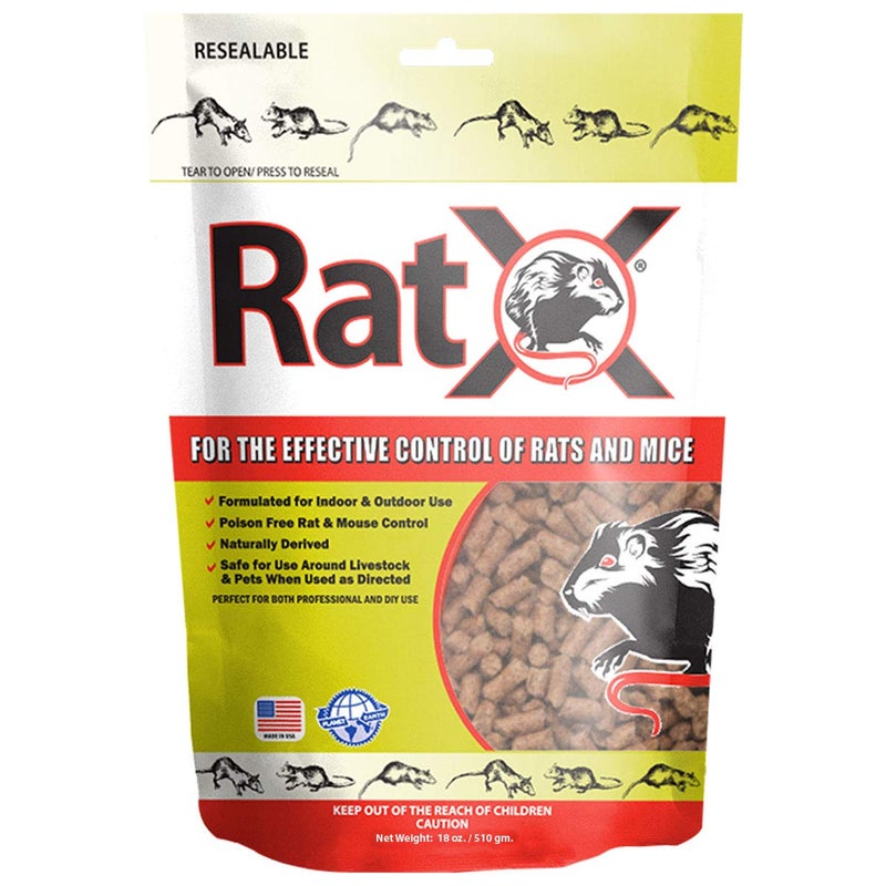RatX 18oz Bag All-Natural for All Speiecs of Rat and Mouse - Image 1