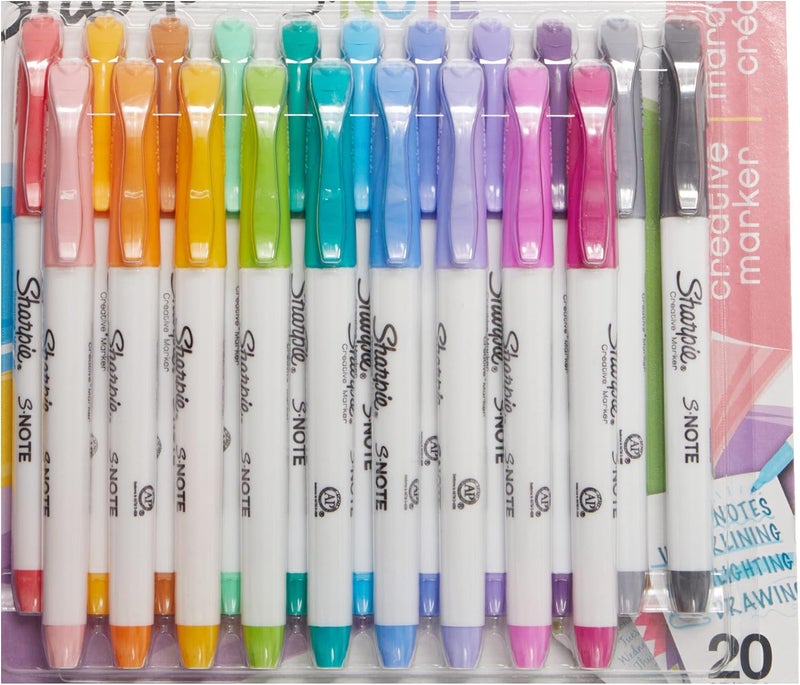 Sharpie S-Note Creative Markers Set - 20 Colors - Image 3