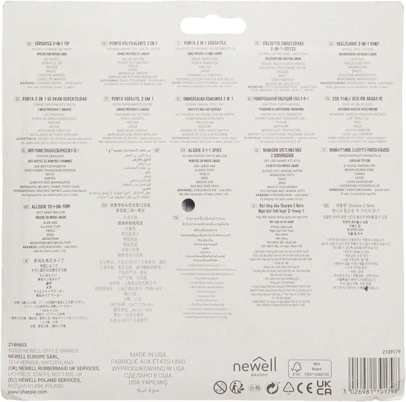 Sharpie S-Note Creative Markers Set - 20 Colors - Image 2