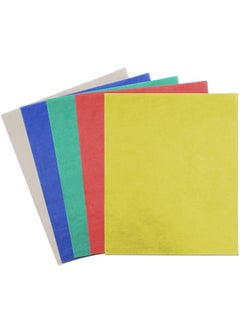 Juvale Carbon Paper For Tracing On Fabric Wood And Canvas 5 Colors 9 X 11 In 50 Sheets  - Image 1