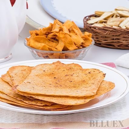 DISH & DWELL صانع ضغط العجين اليدوي من ديس DWELL المصنوع من الفولاذ المقاوم للصدأ لأداة ضغط البوري والباباد والخرخرا والخبز المسطح، أداة مطبخ مدمجة ومتينة - Image 2