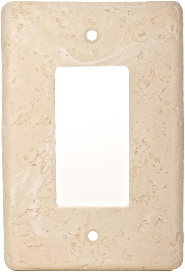 Mirart Stonique Stone Switchplate  Decora GFI Wheat - Image 1