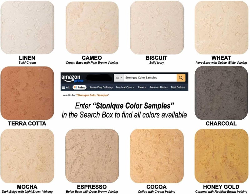 Mirart Stonique Stone Switchplate  Decora GFI Wheat - Image 3