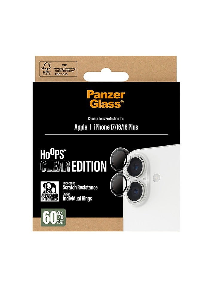 بانزرجلاس حماية كاميرا بانزر جلاس Hoops منفصلة ايفون 17 - شفاف - Image 4