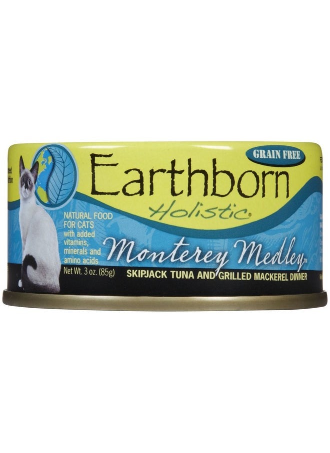 Earthborn Holistic Earthborn Holistic Natural Grain-Free Canned Cat & Kitten Food (Moterey Medley / (3 oz) [24 count]) 