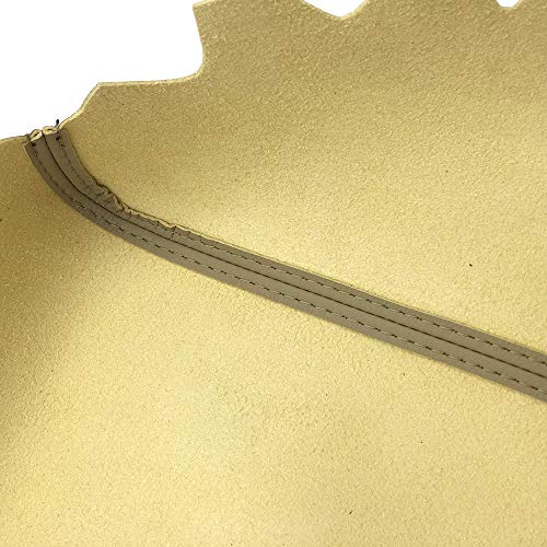 DSkoiph Synthetic Leather Center Console Armrest Cover Fits for 1999-2005 Lexus GS300/GS400/GS430 Skin Only (Beige) - Image 4