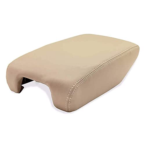 DSkoiph Synthetic Leather Center Console Armrest Cover Fits for 1999-2005 Lexus GS300/GS400/GS430 Skin Only (Beige) - Image 1
