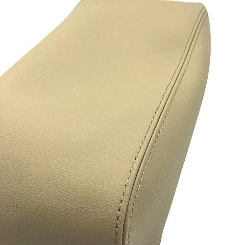 DSkoiph Synthetic Leather Center Console Armrest Cover Fits for 1999-2005 Lexus GS300/GS400/GS430 Skin Only (Beige) - Image 5