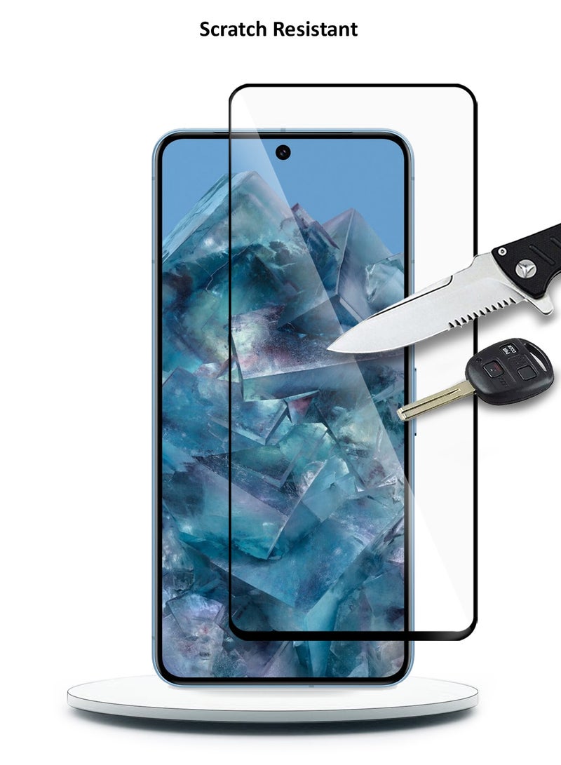 Wtech Google Pixel 8 Pro 5G 2023 Premium E2E Full Glue Full Cover Tempered Glass Screen Protector (MSGECN) - Clear/Black - Image 5