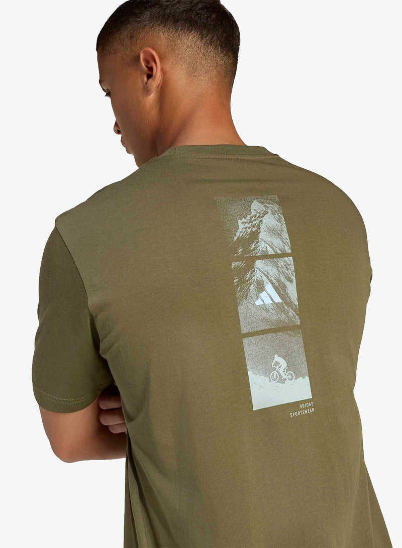 Adidas Outdoor  Biking Graphic T-Shirt - Image 4