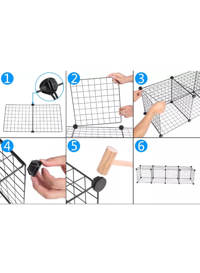 Iron Fence Indoor Dog And Cat Kennel Foldable Metal Foldable Stainless Steel Dog Pet Cages - Image 4