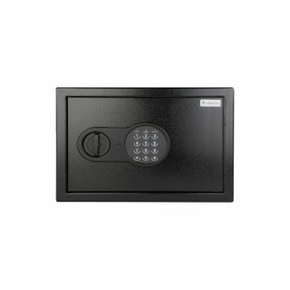 Valencia Crux 200 Digital Safe Locker for Home Office Hotels 9L Pin Code Knob Access Manual Key Intrusion Alarm Light Indicators Steel Body Easy Mounting Black - pzsku/Z1B2871C7542690F774B7Z/45/1748264537/5ddc1ebb-0754-4889-b710-d9b9ffed75c6