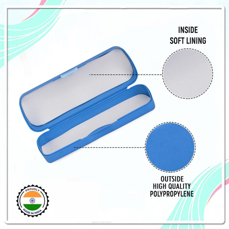 VIVID Vision Unisex Adult Lightweight Eyewear Specs Case Cover | Protect Eye Glasses | Chashma Dibbi | Spectacle Box | Closure -Push Button | Plastic - Image 4