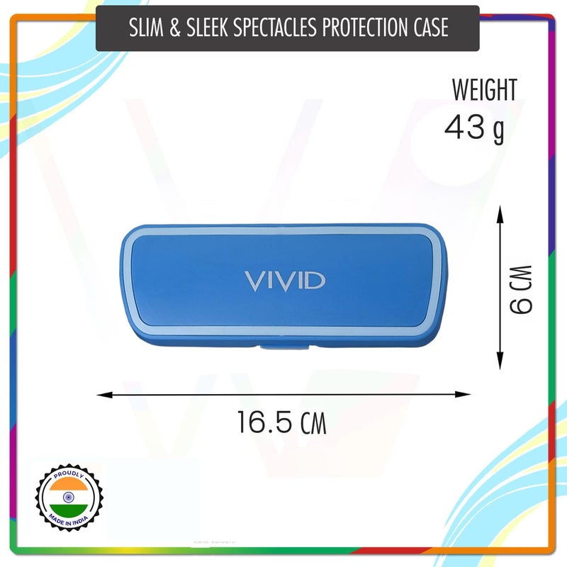 VIVID Vision Unisex Adult Lightweight Eyewear Specs Case Cover | Protect Eye Glasses | Chashma Dibbi | Spectacle Box | Closure -Push Button | Plastic - Image 5