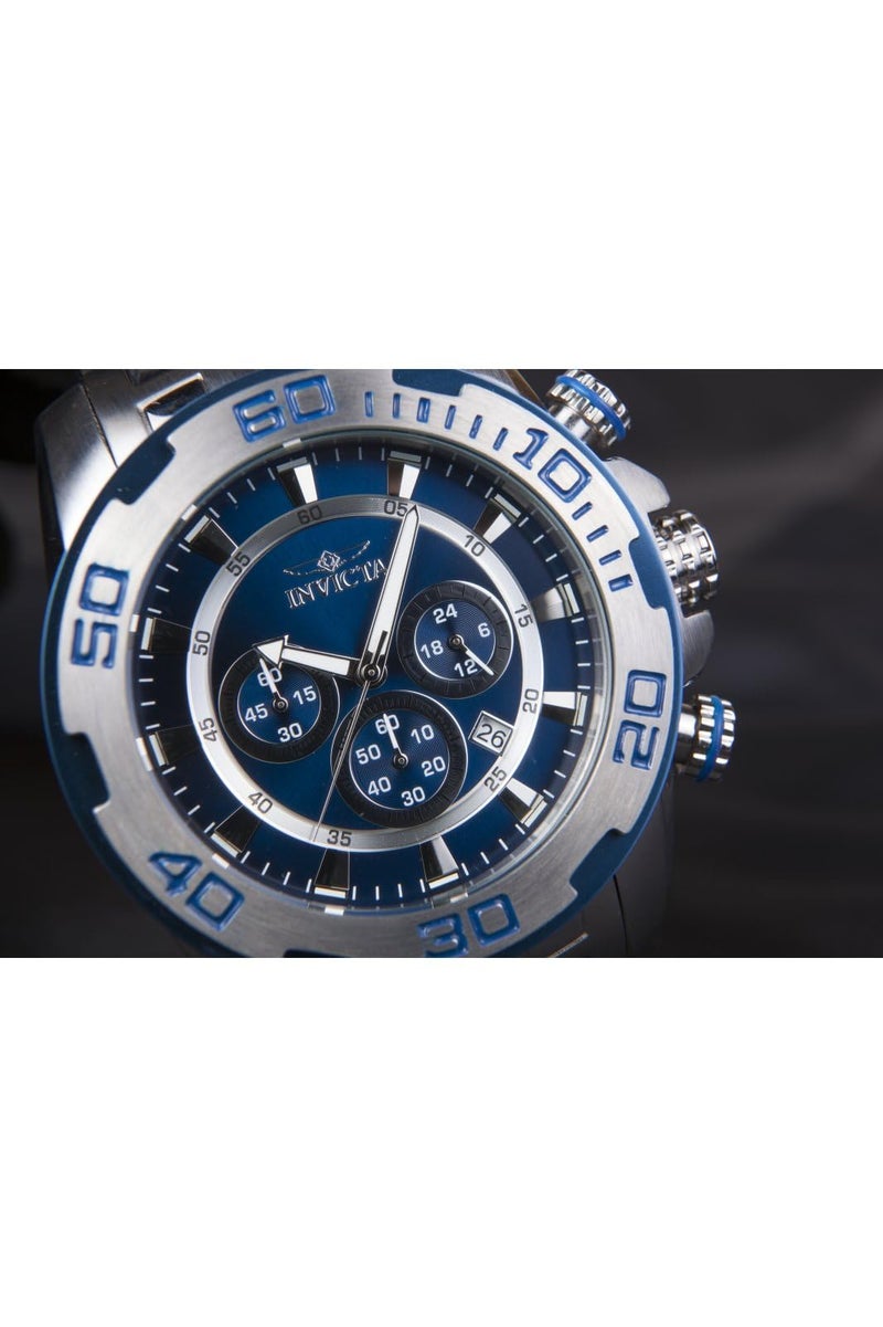Invicta ساعة إنفيكتا للرجال 22319 برو دايفر بعرض تناظري كوارتز فضية - Image 5