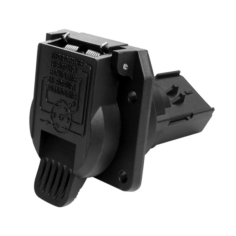 Misakomo 56038366AB Rear 7Way Trailer Tow Connector Compatible with 19982009 Dodge Ram 150025003500 Compatible with Chrysler Jeep Vehicles Replace 56038366AB