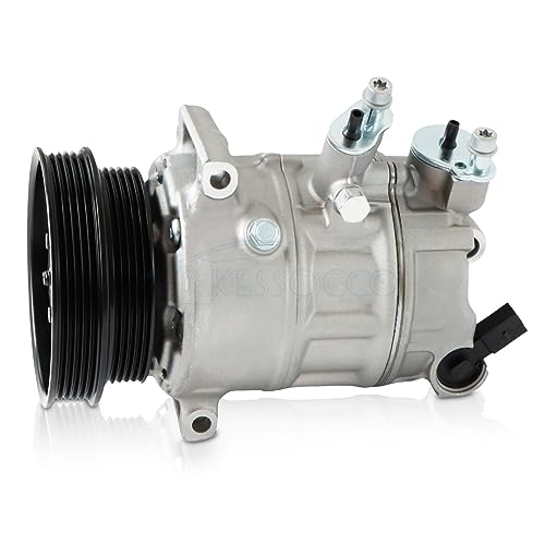 Kessocco AC Compressor CO 2486AC Air Conditioning Compressor Replacement for 2003-2006 Ford Expedition Lincoln Navigator 4.6L 5.4L - Image 1