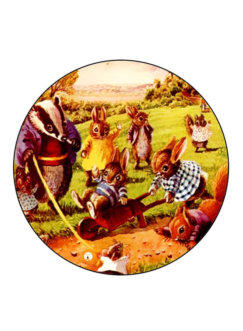 Animals Printed Mouse Pad  Multicolour