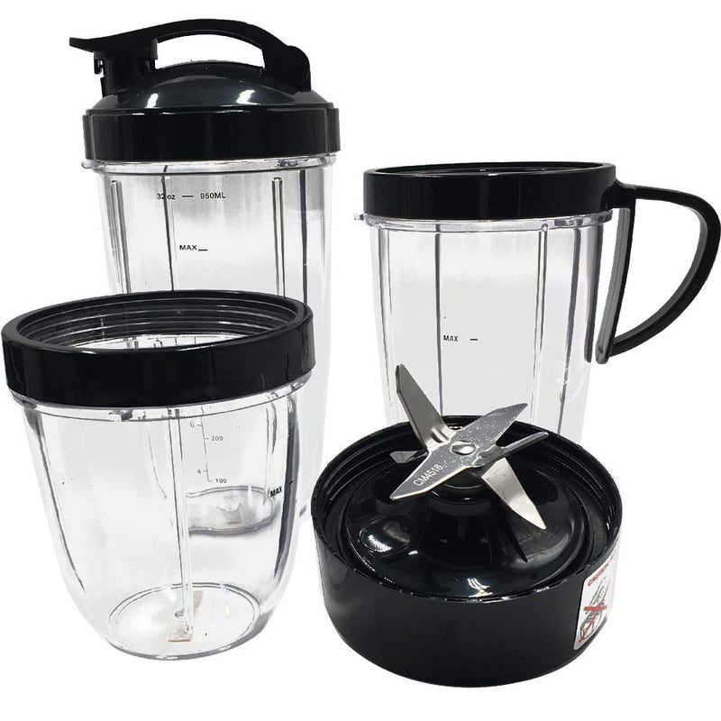JOYSTAR Replacement parts 18oz24oz32oz Cup and Extractor Blade Set Compatible with Nutribullet primebalanceleanMaxselect with 1200W Blender Juicer 7