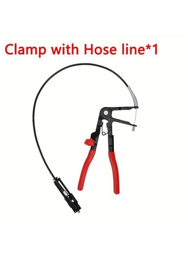 كماشات الأسلاك الحمراء 25.6 بوصة كماشات الخرطوم لإزالة حشية صمام الزيت مشابك حزم أنابيب السيارات مجموعة أدوات التفكيك اليدوية - Image 1