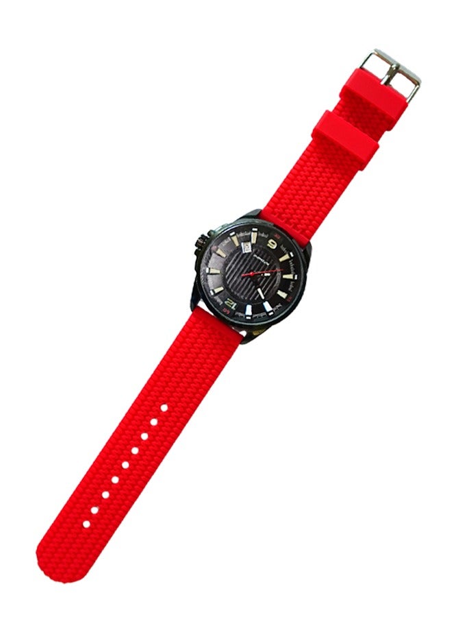 22mm Quick Release Silicone Strap - Compatible with Garmin Fenix 7 | Fenix 6 Pro | Fenix 5 Plus | Forerunner 945 | Approach S60, Durable Sport Band Men Women(Red) - Image 1