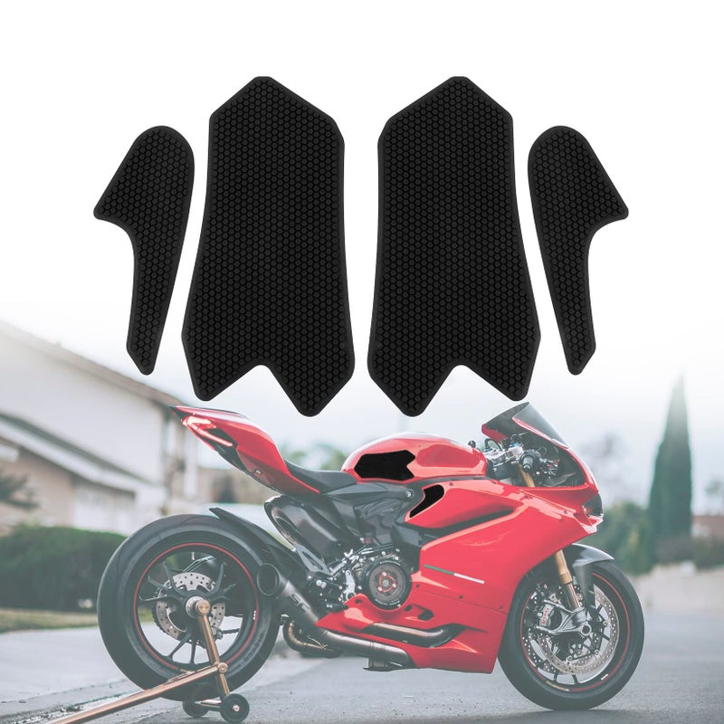 AntiHeated Gas Tank Side Grip Traction Knee Protector Sticker Anti Slip Pad for Panigale 899 20132015for 959 20162019for 1199 20122017 and for 1299 20152019