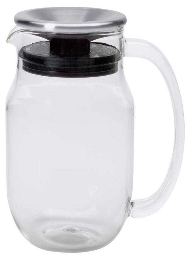 KINTO 8684 One-Touch Teapot, 15.2 fl oz (450 ml), Stainless Steel - Image 1