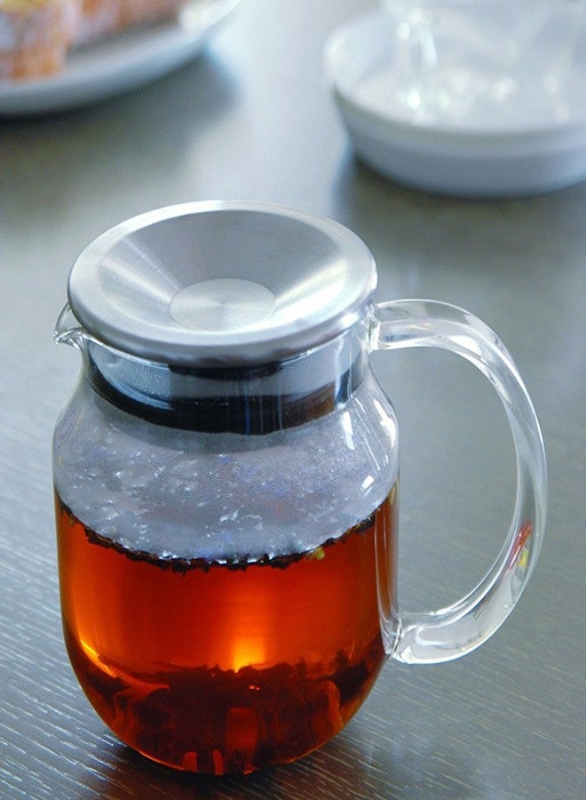 KINTO 8684 One-Touch Teapot, 15.2 fl oz (450 ml), Stainless Steel - Image 4